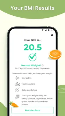 BMI Calculator - BMI Tracker android App screenshot 2